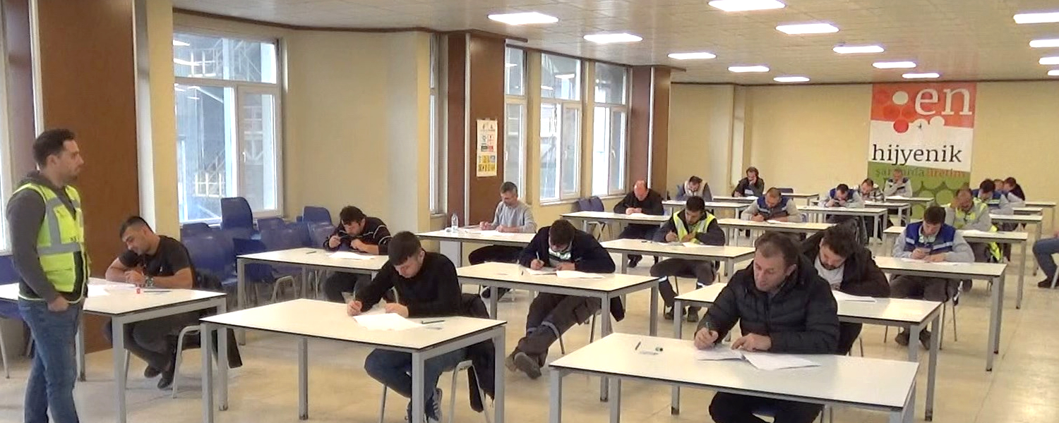 ETO-METSEM MYK SEVİYE 3 KIRMA ELEME OPERATÖRÜ SINAVLARINA DEVAM EDİYOR